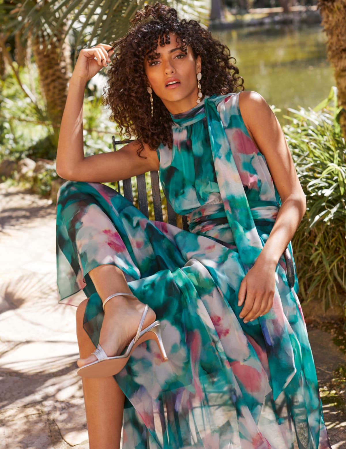 Gretal Floral Maxi Dress Phase Eight ROW