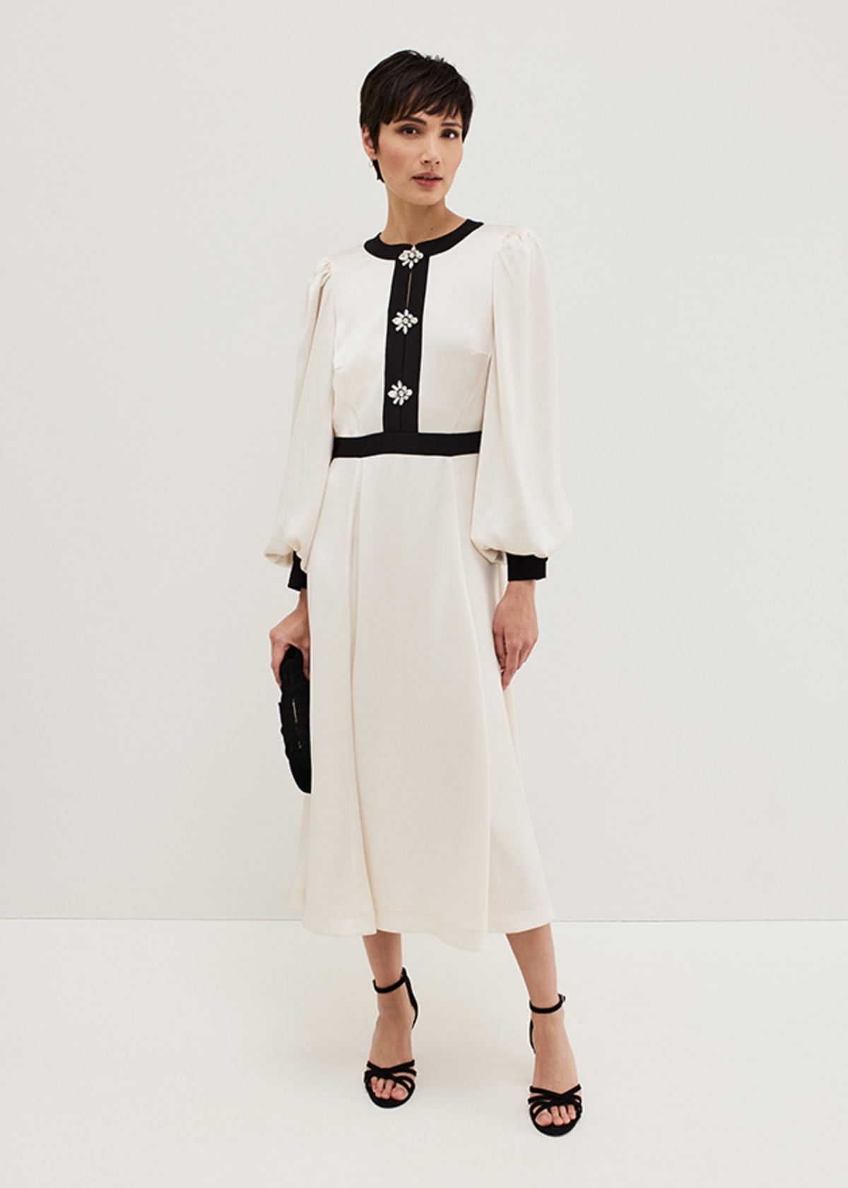 Woman wearing Phase Eight limited edition style