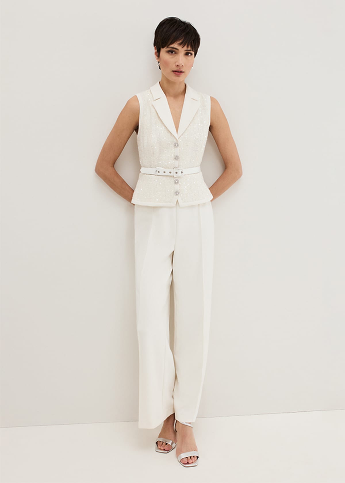 Woman wearing Phase Eight limited edition style