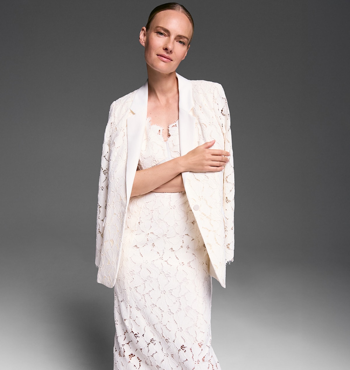 Woman wearing Phase Eight limited edition dress