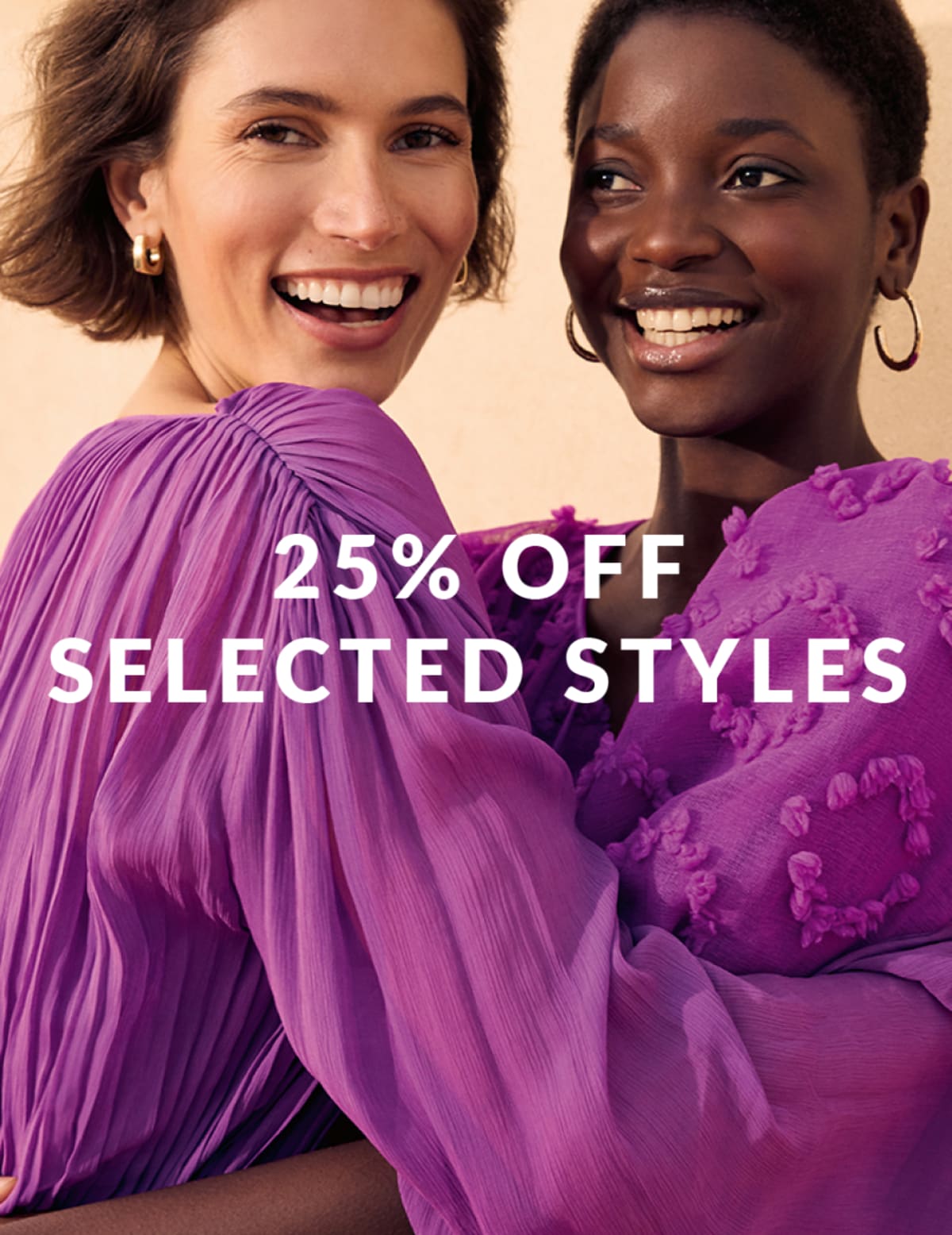 25% Off Selected Lines