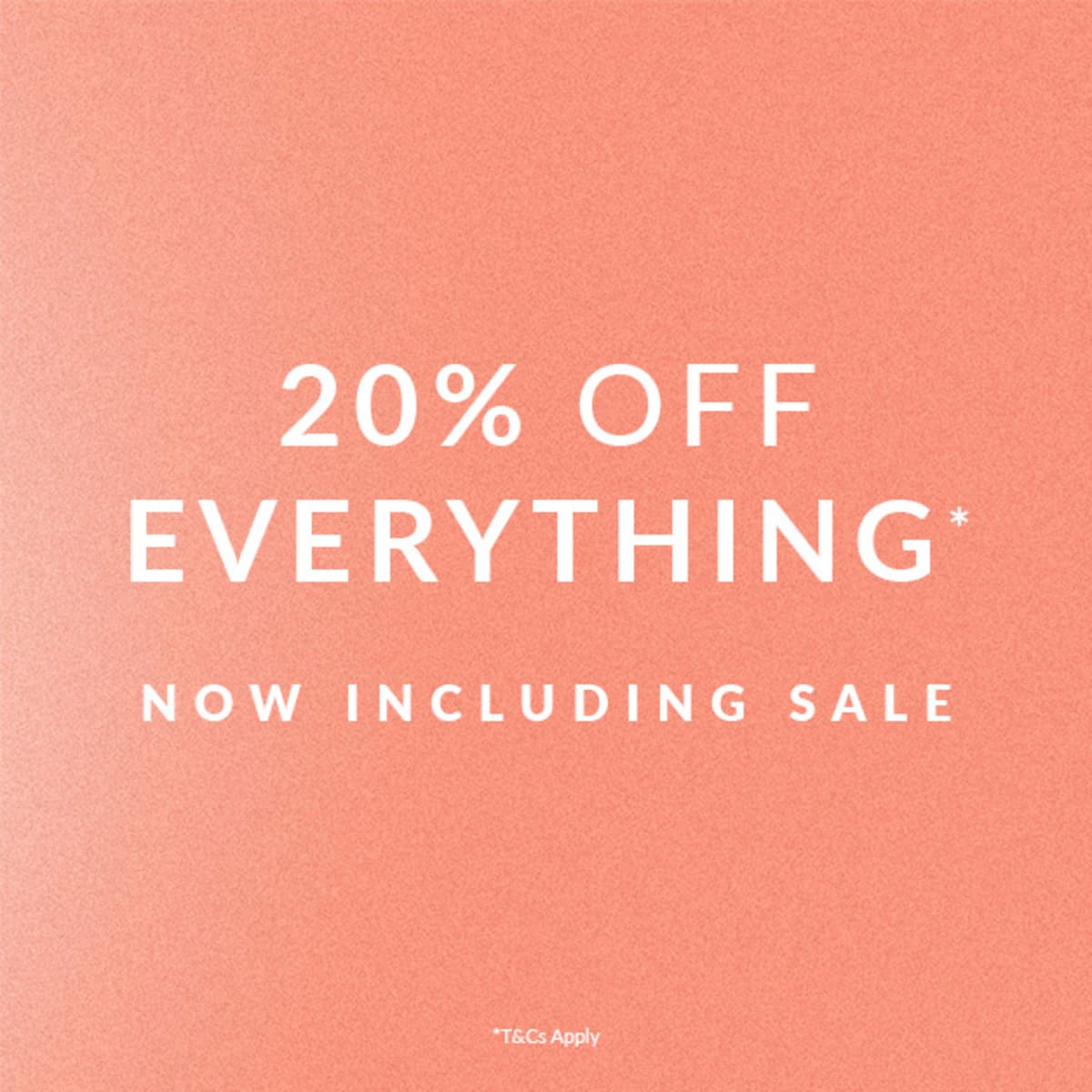 20% Off Everything
