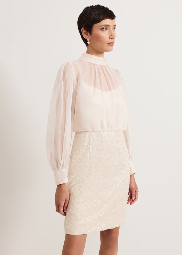 Amina Sequin Dress