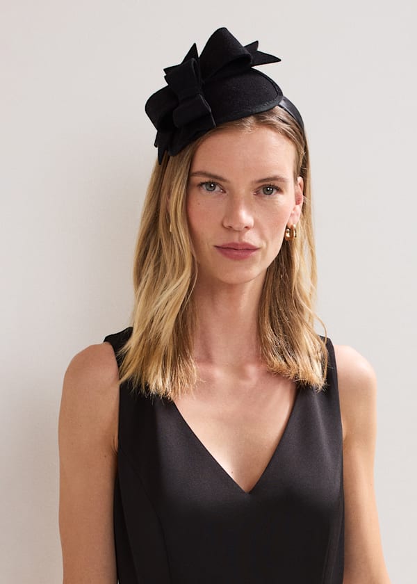 Black Felt Headband