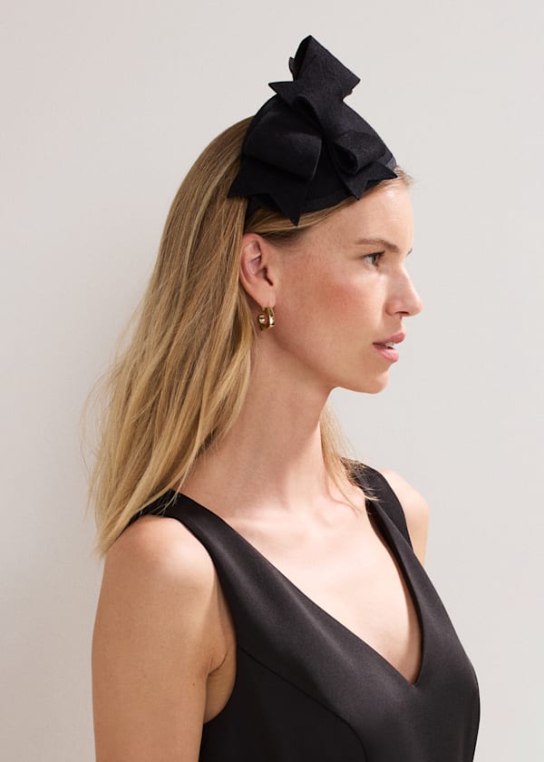 Black Felt Headband