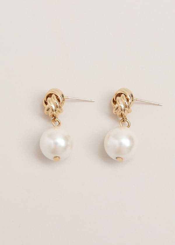 Pearl And Knot Drop