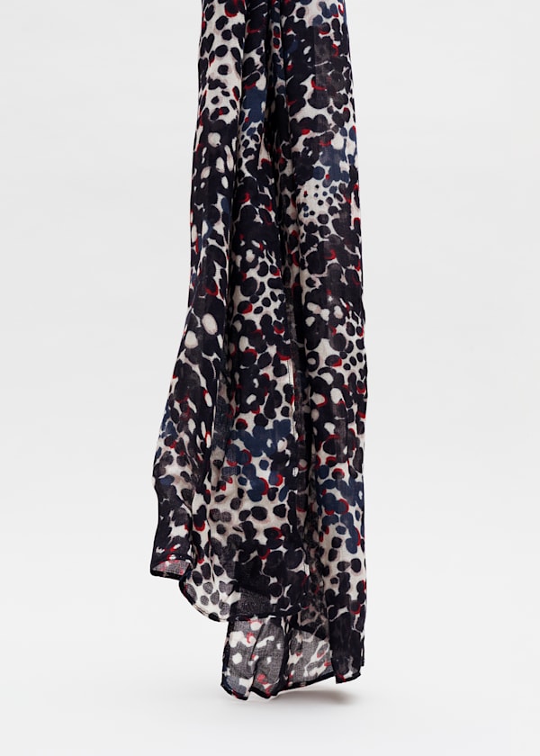Circle Print Scarf