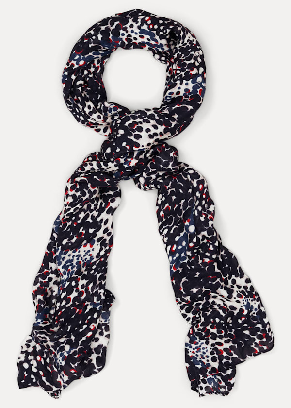 Circle Print Scarf