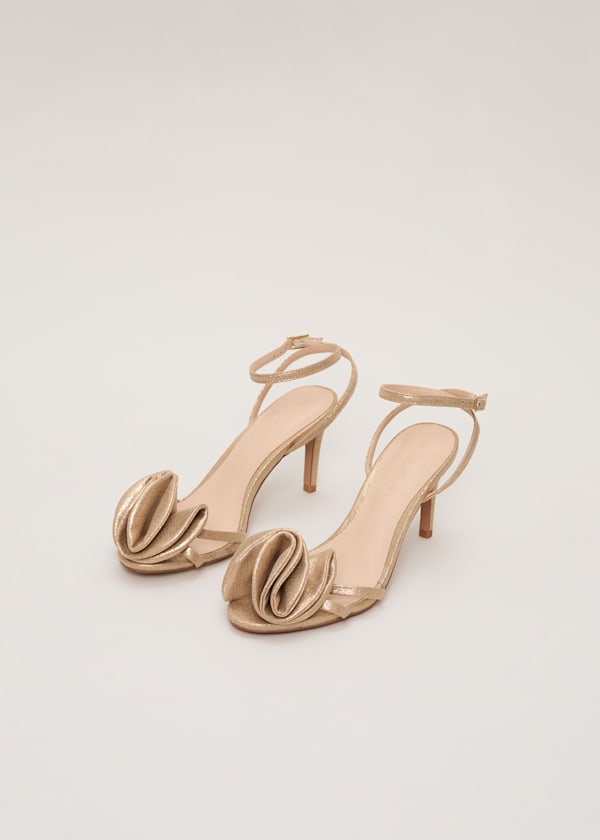 Gold Flower Strappy
