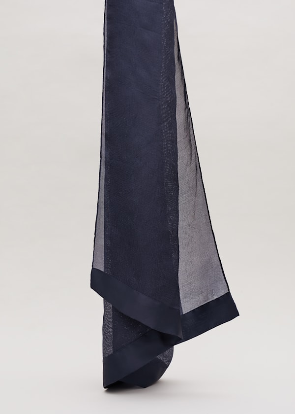 Satin Trim Scarf