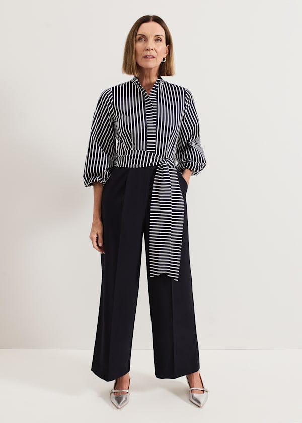 Bree Stripe Jumpsuit