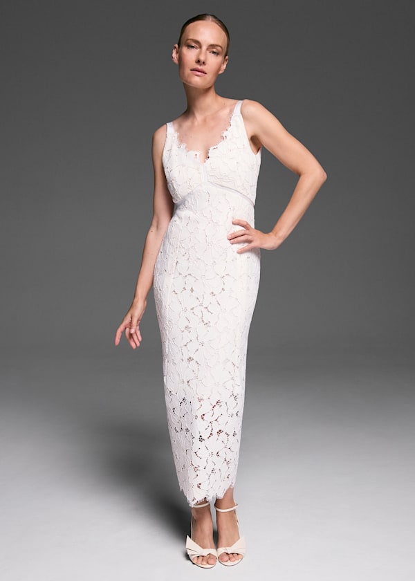 Gracie Lace Midi Dress