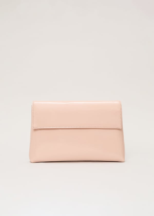 Pink Patent Clutch