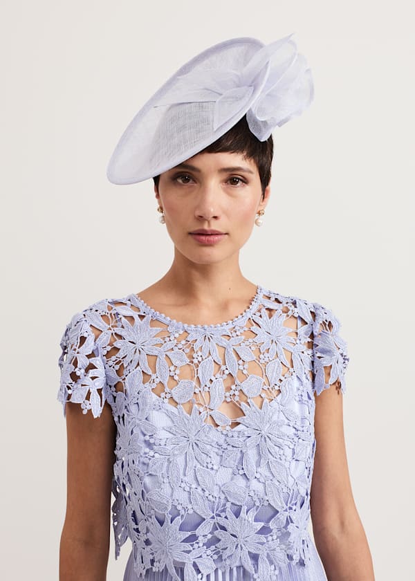 Blue Oval Fascinator