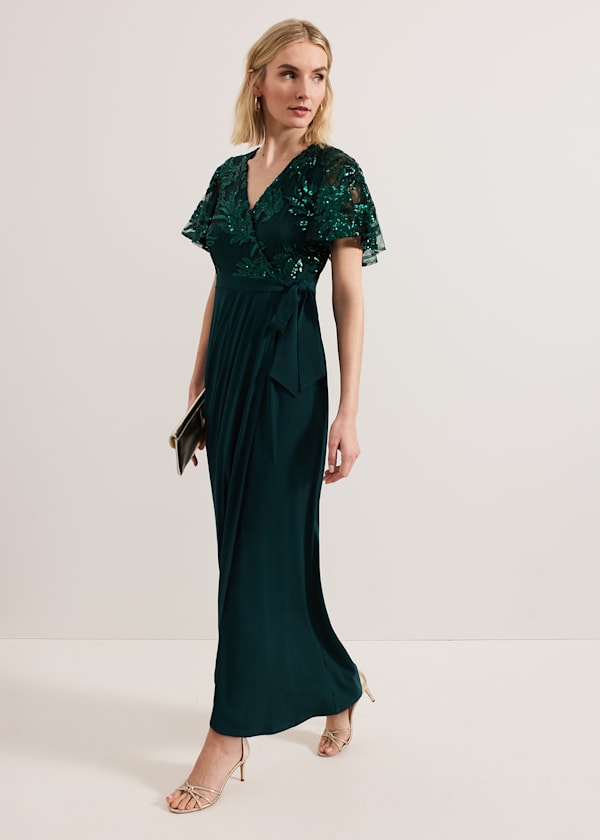 Minty Wrap Dress