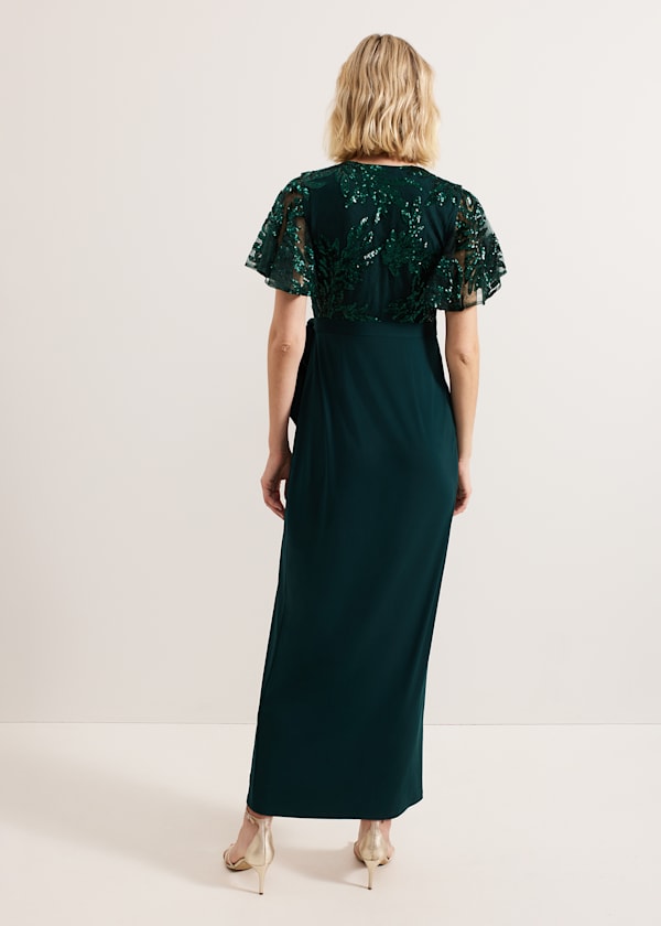 Minty Wrap Dress
