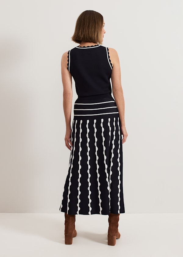 Liz Scallopped Skirt