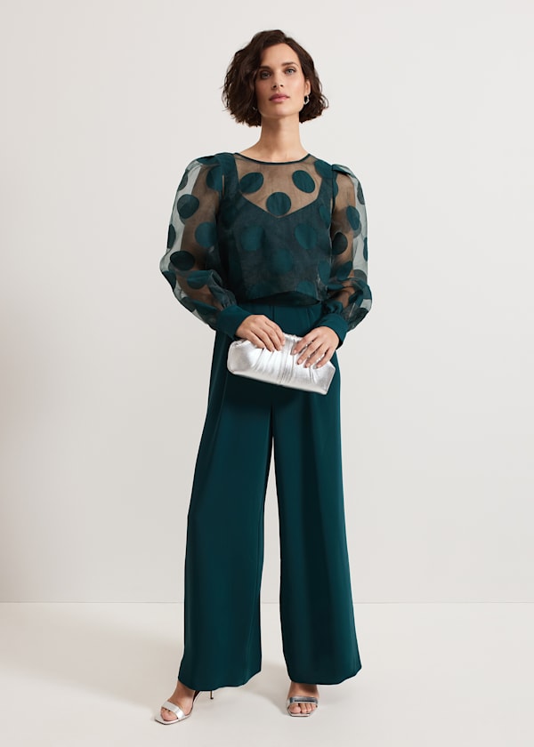 Davina Spot Jumpsuit
