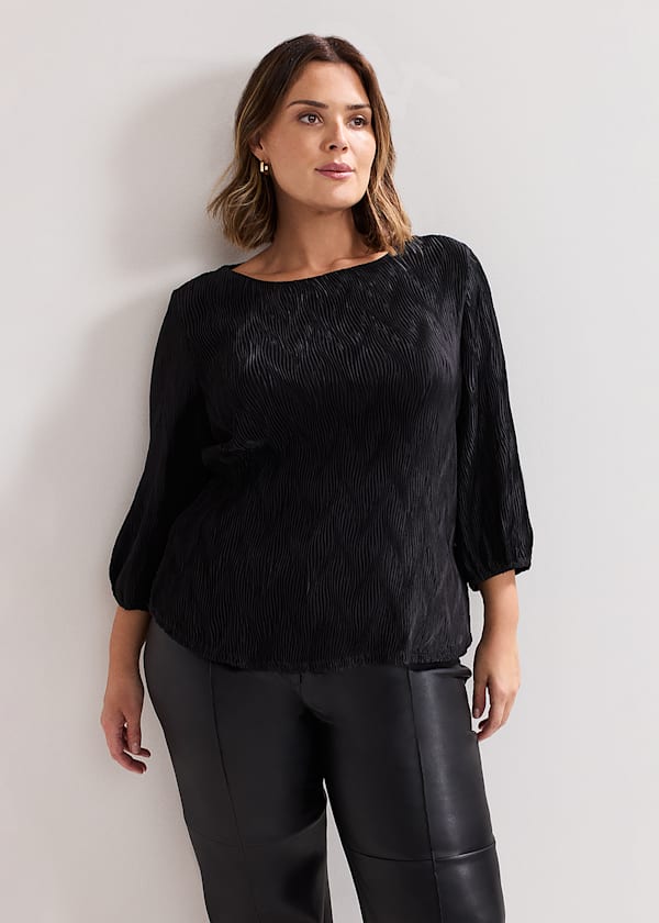 Sally Textured Top