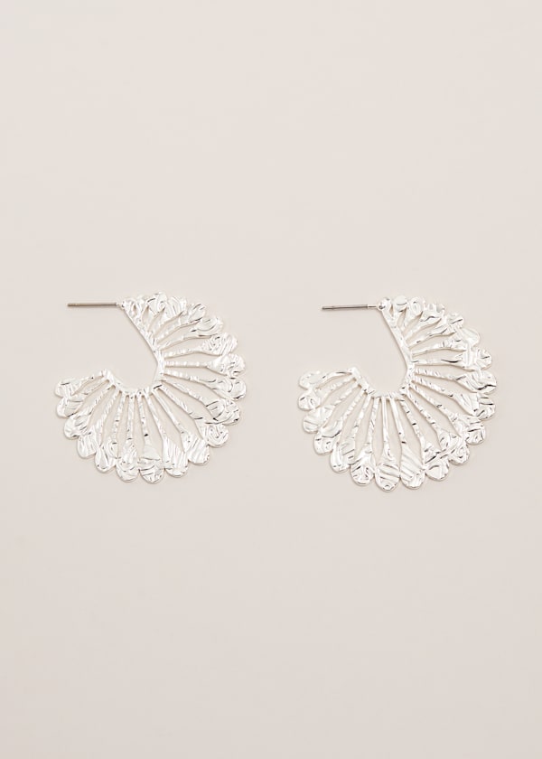 Sunray Hoop Earrings
