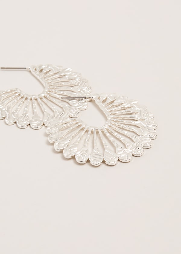 Sunray Hoop Earrings