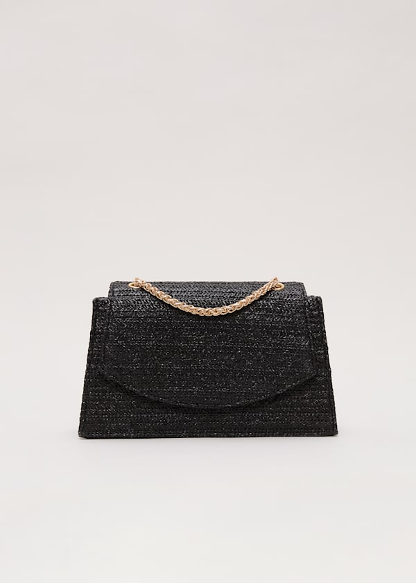 Raffia Clutch Bag