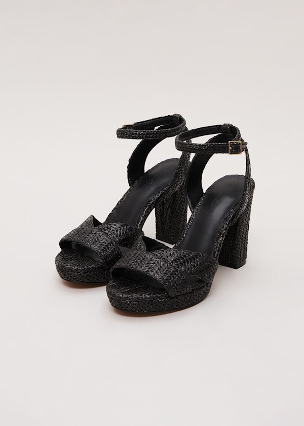 Raffia Platform Sandal