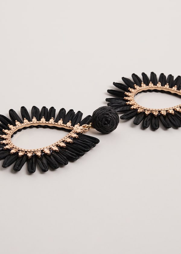 Raffia Earrings