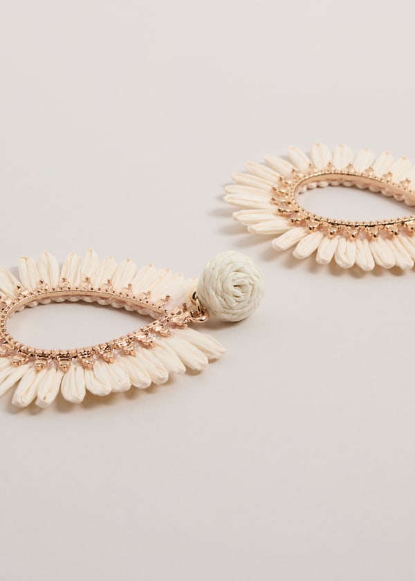 Raffia Earrings