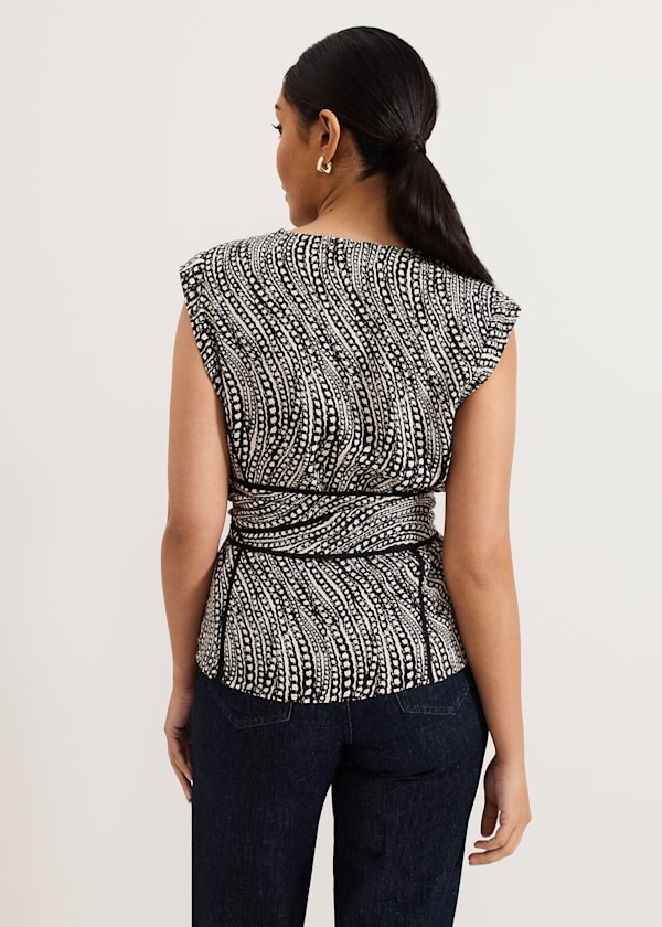 Petite Print Top