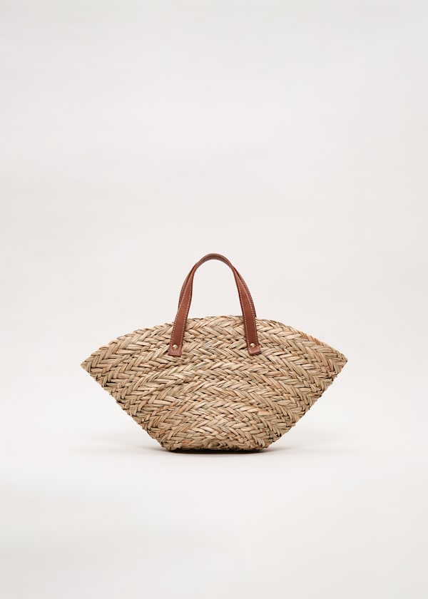 Mini Straw Tote Bag