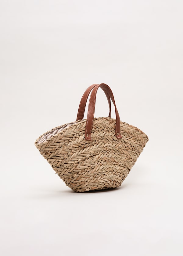 Mini Straw Tote Bag