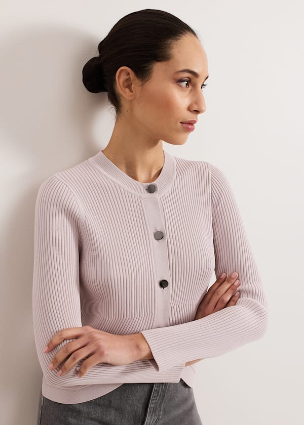 Sharna Button Shrug