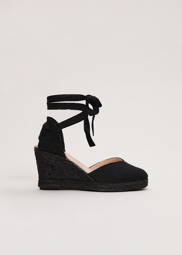 Canvas Wedge Espadrille