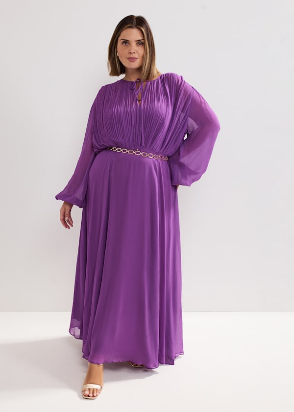 Amal Pleated Dress