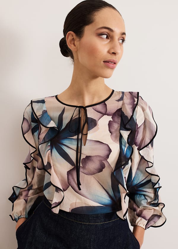 Cosmos Silk Blouse