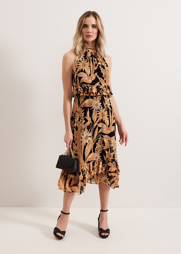 Alma Printed Dress