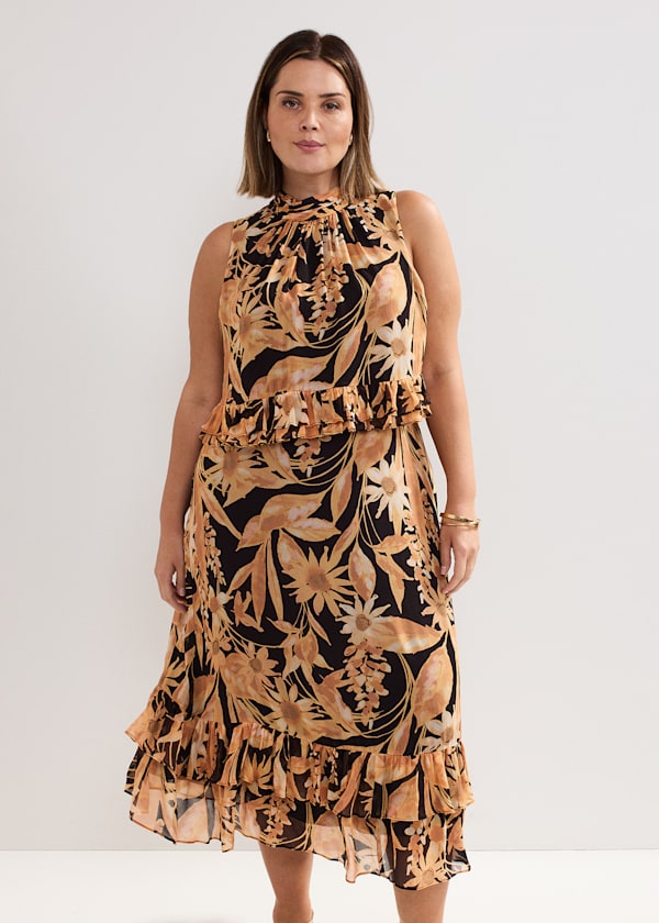 Alma Printed Dress