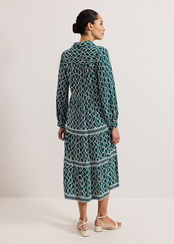 Tiered Midi Dress
