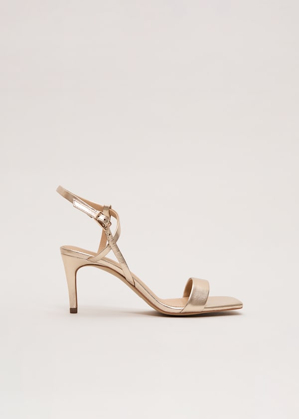 Gold Strappy Sandal