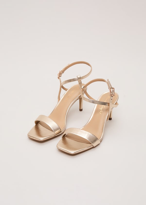 Gold Strappy Sandal