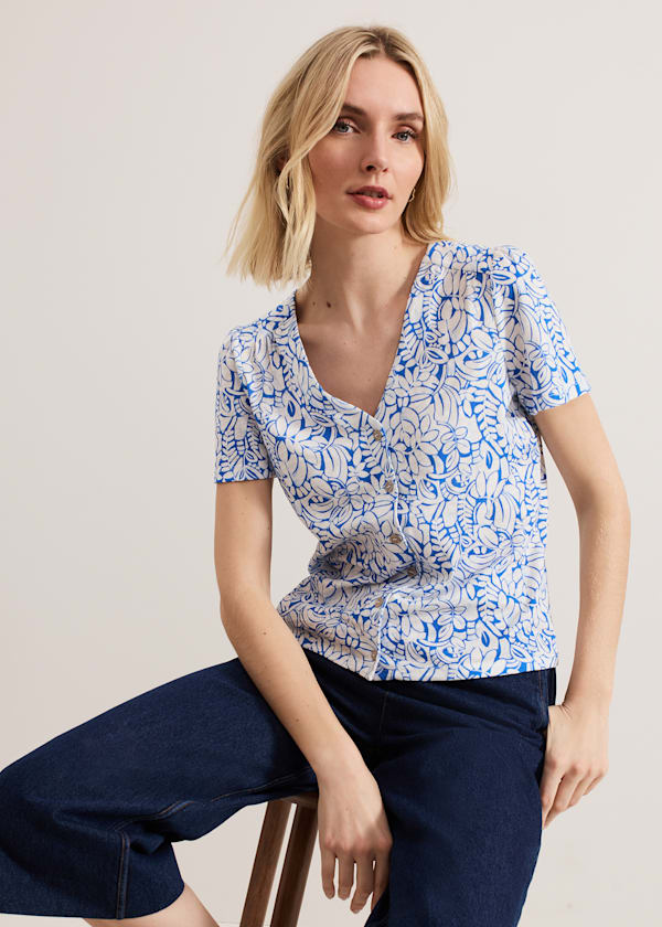 Lorenna Print Top