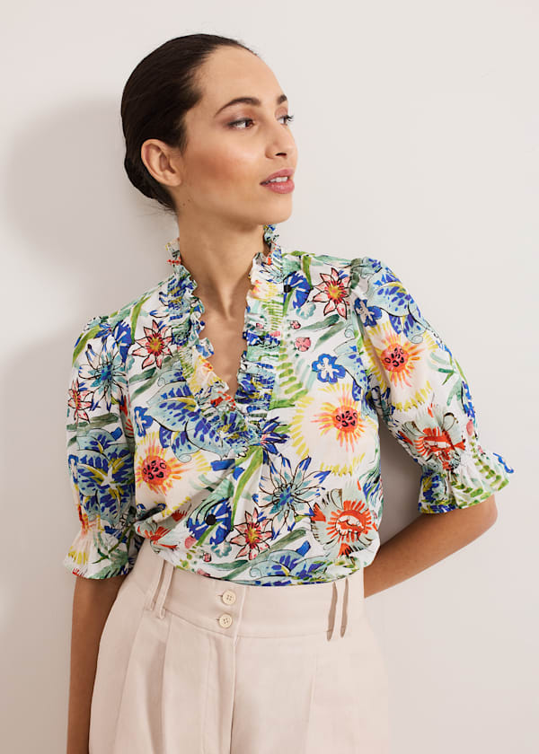 Izara Print Top