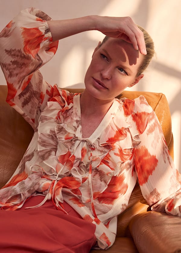Ivana Printed Blouse