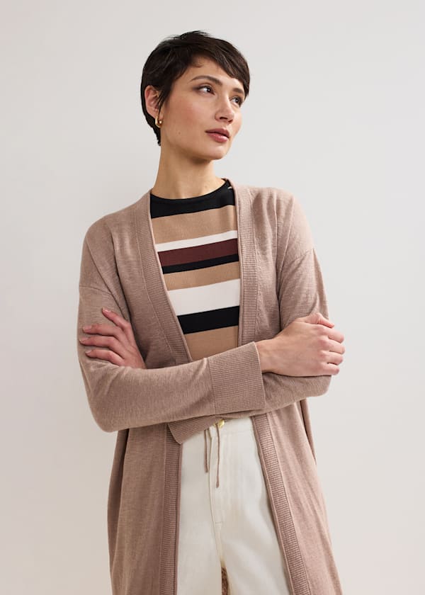 Tasha Linen Cardigan