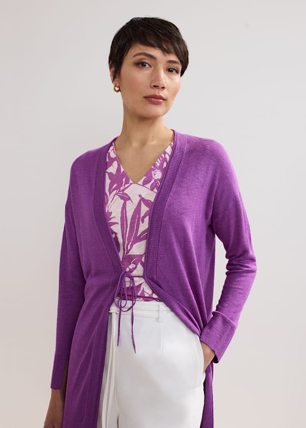 Tasha Linen Cardigan