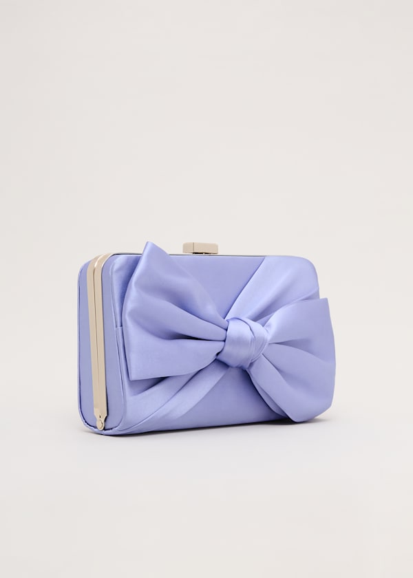 Satin Knot Clutch