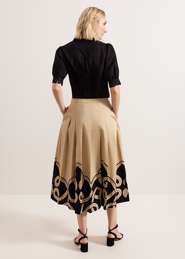 Sophia Print Skirt