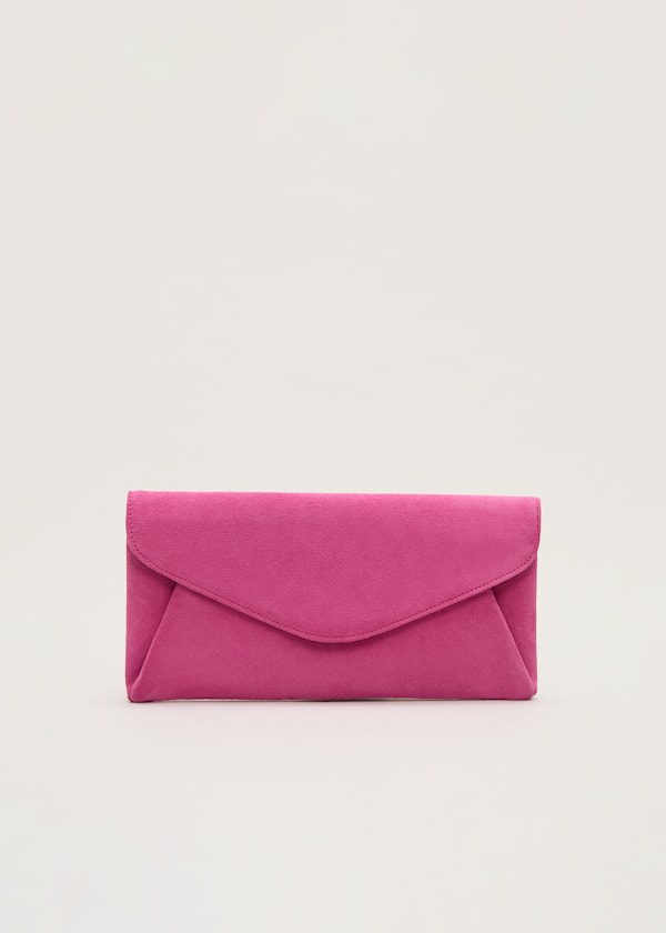 Suede Clutch