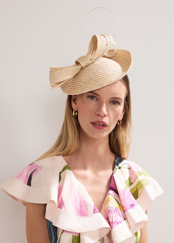 Straw Fascinator